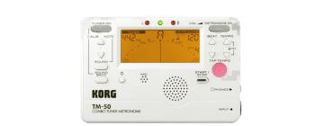 Combo Tuner/Metronome w/Folding Stand - Pearl Whit (KR-TM50PW)