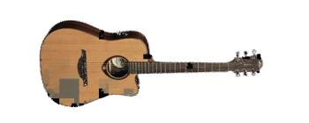 T400 Stage Series Dreadnought Cutaway Electric (LA-T400DCE)