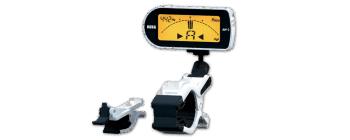 High-visibility, clip-on chromatic tuner; in White (KR-AW2WH)
